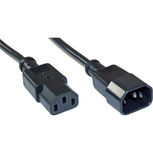 CAVO PROLUNGA ALIMENTAZIONE IEC 60320 NERO 1,5 MT