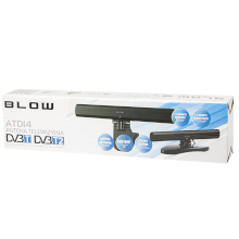 ANTENNA A PANNELLO DVB-T DVB-T2 ATTIVA PER INTERNI/ESTERNI ATD14 CON MAGNETE E CLIP