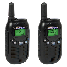 WALKIE TALKIES PROFESSIONALE BOAFENG BF-T6 2 PEZZI 2W NERI