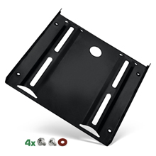 TELAIO MONTAGGIO HDD/SSD DA 2,5 A 3,5 - VITI DI FISSAGGIO - NERO