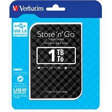 HARD DISK ESTERNO VERBATIM 1 TB 2,5 POLLICI USB 3.0