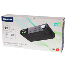 RADIO DA PARETE BLUETOOTH FM/DAB+ RK1 CON STAFFA NERA
