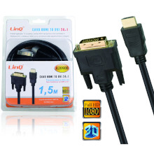 CAVO HDMI DVI 24+1 1,8 MT IN BLISTER