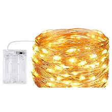 FILO DI LUCI LED A BATTERIA 5M 100 LED