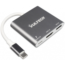 ADATTATORE VULTECH ATC-01 TYPE-C 1X HDMI 1X USB 3.0 1X TYPE-C PD