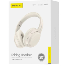 CUFFIE WIRELESS FONENG BL53 BLUETOOTH 5.3 BEIGE