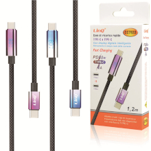 CAVO TYPE-C TYPE-C CON DISPLAY PD 80W 3A 1.2M