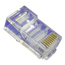 PLUG DI RETE RJ45 FTP CAT5 CONFEZIONE DA 100 PEZZI