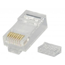 PLUG DI RETE RJ45 8P8C FTP CAT6A CONFEZIONE DA 50 PEZZI