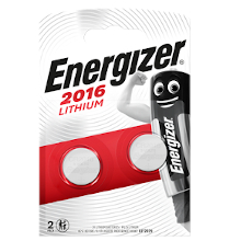ENERGIZER LITHIUM CR2016 BLISTER 2 PZ