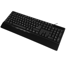 TASTIERA CON POGGIAPOLSI USB 1.8M ENCORE EN-KBD-51 NERA