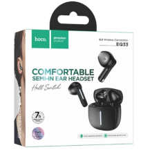 AURICOLARI WIRELESS BLUETOOTH HOCO EQ33 TWS NERI