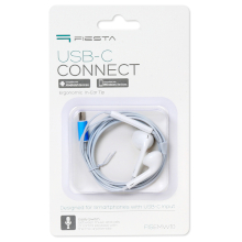 CUFFIE FIESTA CON MICROFONO USB-C BIANCHE