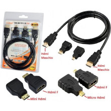 CAVO HDMI A MINI E MICRO HDMI 3 IN 1