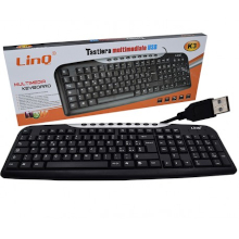 TASTIERA MULTIMEDIALE USB NERA