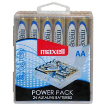 BATTERIE MAXELL ALKALINE STILO AA 24PZ CON ASTUCCIO 790269.04.CN