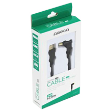 CAVO HDMI V1.4 BLACK 3 MT CONNETTORE ANGOLATO 41853