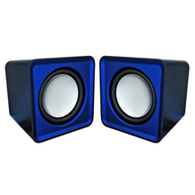 SPEAKER 2.0 ALIMENTATI USB COLORE BLU