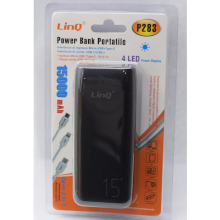 POWER BANK 15000 MAH CON LED + CAVO 3 IN 1