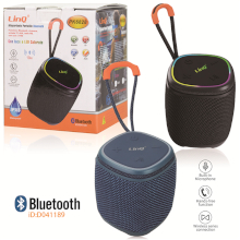 CASSA BLUETOOTH CON LUCI LED RGB E CORDINO IPX6 500MAH 5W