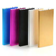 POWER BANK 20000MAH 2XUSB ALLUMINIO PB-025 COLORI VARI