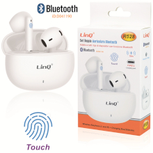 AURICOLARI BLUETOOTH TOUCH CONTROL R528 COLORE BIANCO