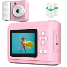 FOTOCAMERA ISTANTANEA S7 ROSA CON 6 ROTOLI DI CARTA TERMICA