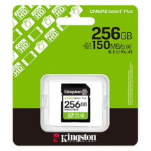 MEMORIA SD HC KINGSTON 256 GB CANVAS SELECT PLUS CLASS 10 V10