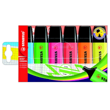 EVIDENZIATORI STABILO BOSS 6PZ FLUO