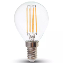 LAMPADINA LED E14 6W P45 FILAMENTO 2700K