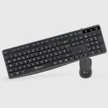KIT TASTIERA + MOUSE USB NERO