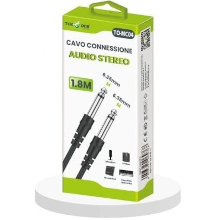 CAVO AUDIO STEREO JACK 6.35 M/M 1.8M TO-MC04