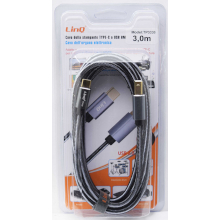 CAVO STAMPANTE DA TYPE-C A USB BM 3M