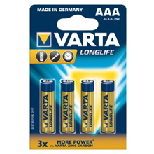 VARTA BATTERIA MINI STILO LONGLIFE AAA BLISTER 4PZ