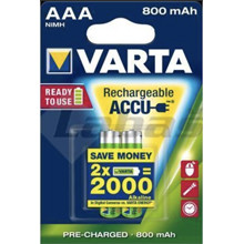 VARTA RICARICABILE MINI STILO AAA 800 MAH BLISTER 2PZ