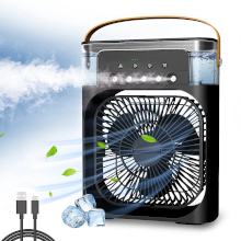 VENTILATORE NEBULIZZATORE CON 5 SPRAY E SERBATOIO ACQUA 600ML