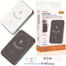 POWER BANK MAGNETICO CON RICARICA WIRELESS 10000MAH 15W