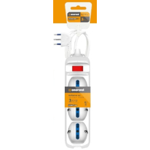 MULTIPRESA CON INTERRUTTORE A 3 USCITE 16A 250V MAX 3680W 1.5M