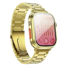 SMARTWATCH HOCO Y12 ULTRA CON FUNZIONE TALK ULTRA TITANIUM GOLD