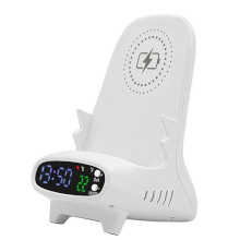 OROLOGIO DIGITALE WIRELESS QI YF​-​266​ 15W​ BIANCO